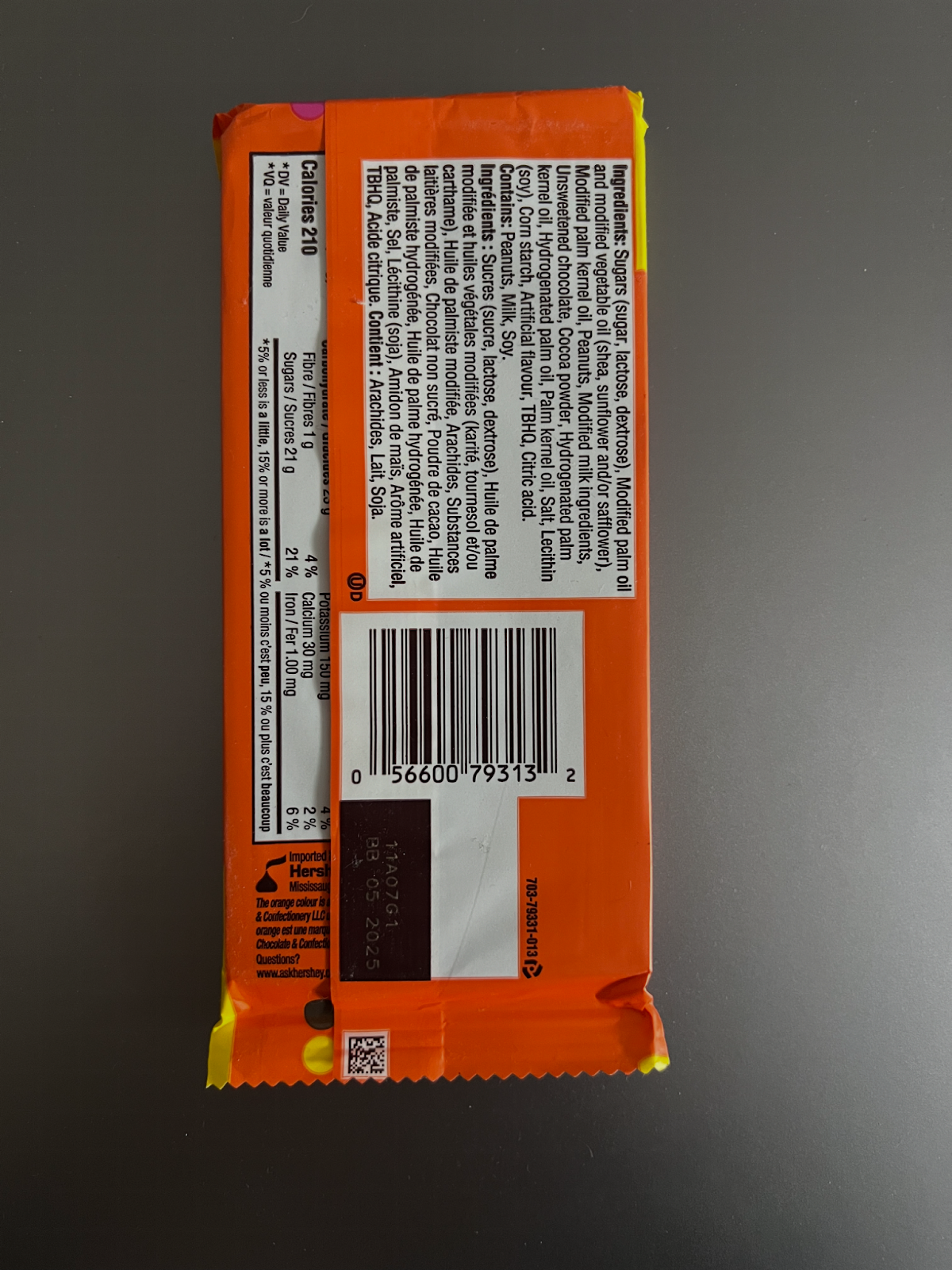 Reese Candy Wrapper